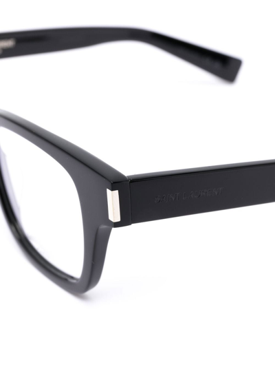 Saint Laurent Square-frame Eyeglasses In Black