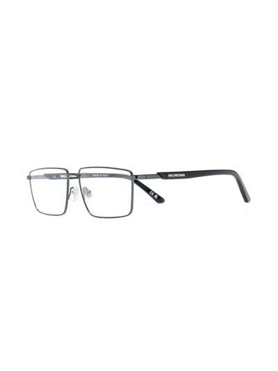 Shop Balenciaga Square-frame Glasses In Black