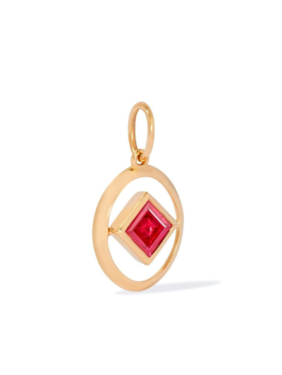 Shop Annoushka 14kt Yellow Gold Gold Ruby Birthstone Necklace