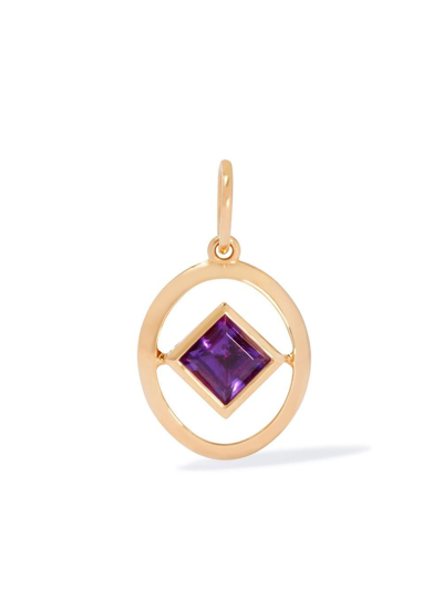 Shop Annoushka 14kt Yellow Gold Amethyst Birthstone Necklace