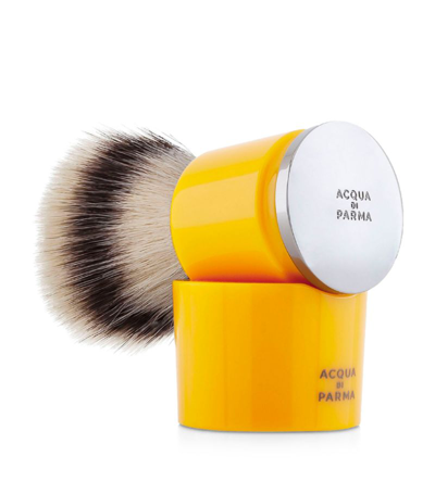 Shop Acqua Di Parma Barbiere Yellow Shaving Brush In Multi