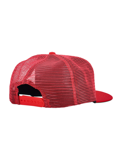 Shop Rhude Reds Trucker Hat In Red White