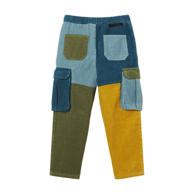 Shop Stella Mccartney Trousers With Patchwork In Multicolor