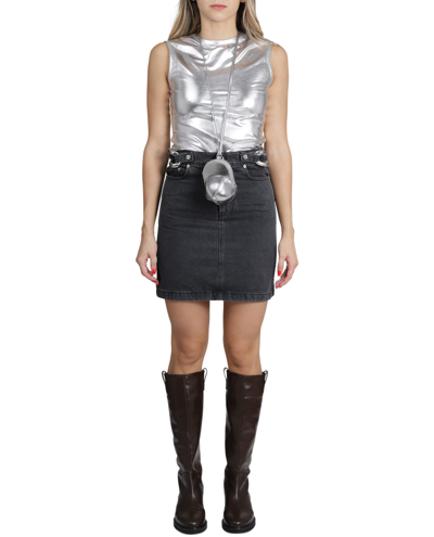 Shop Jw Anderson Black Chain Link Skirt