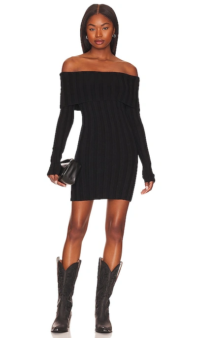 Shop Anine Bing Mariah Midi Dress In Black