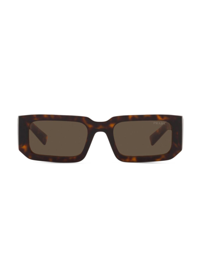 Shop Prada Men's 06ys 53mm Solid Sunglasses In Tortoise