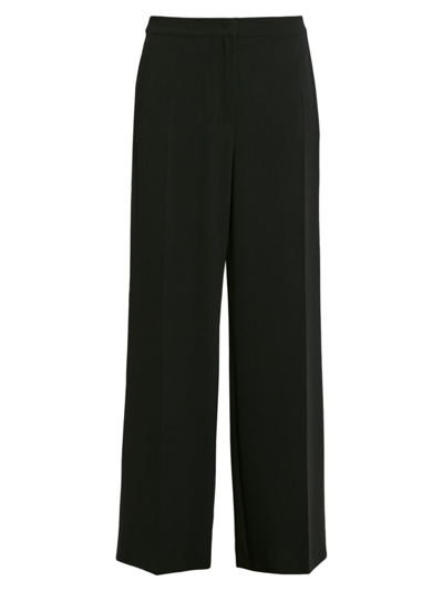 Shop Marina Rinaldi Women's Radiante Wide-leg Trousers In Black