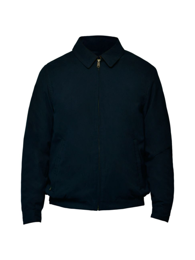 Shop Thermostyles Men's Windbreaker Golf Jacket In Navy
