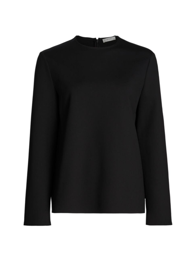 Shop The Row Women's Azalea Long-sleeve Top In Black