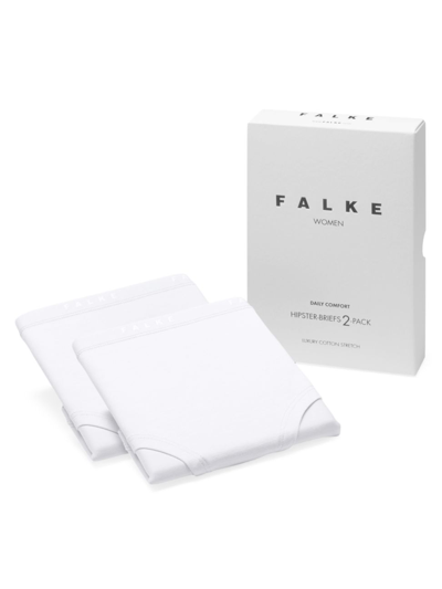 Shop Falke Women's 2-pack Cotton Briefs In White