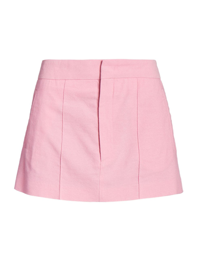 Shop Isabel Marant Women's Licoba Paneled Miniskirt In Pink