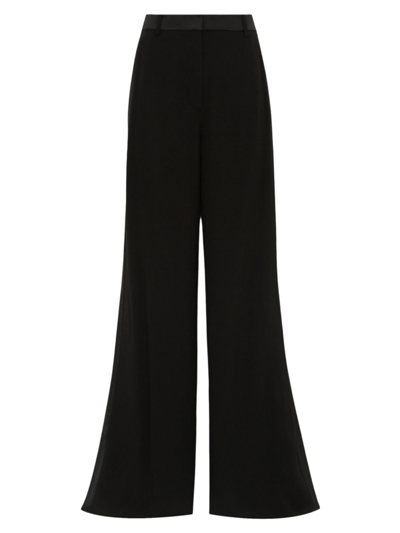 Shop Reiss Women's Sienna Wide-leg Trousers In Black
