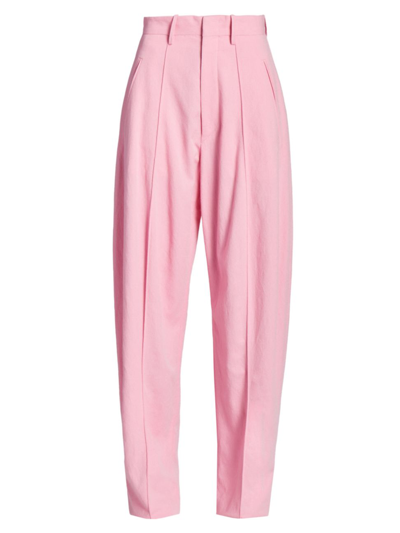 Shop Isabel Marant Women's Sopiavea Wide-leg Pants In Pink