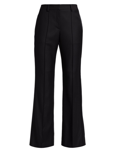 Shop Twp Women's Jagger Wool Tuxedo Pants In Black