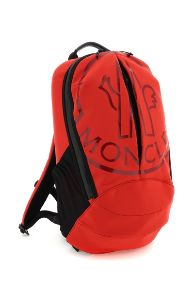 Shop Moncler Cut Backpack In Red