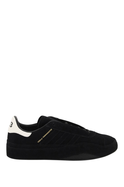 Shop Y-3 Gazelle Sneakers In Black