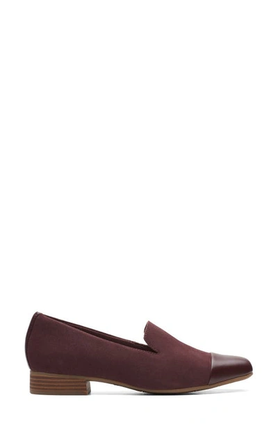Shop Clarks Tilmont Step Two-tone Loafer In Burgundy S