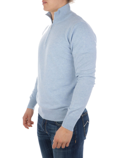 Shop Ones Men's Light Blue Cashmere Sweater