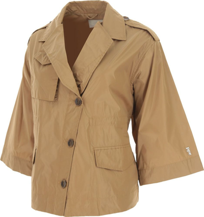 Shop Add Women's Beige Polyester Outerwear Jacket