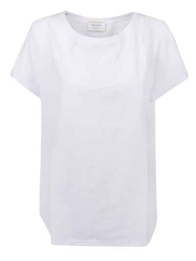 Shop Snobby Sheep Women's White Other Materials T-shirt