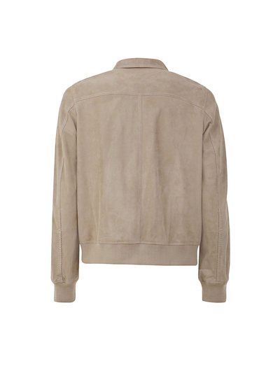 Shop Giorgio Brato Men's Beige Other Materials Outerwear Jacket