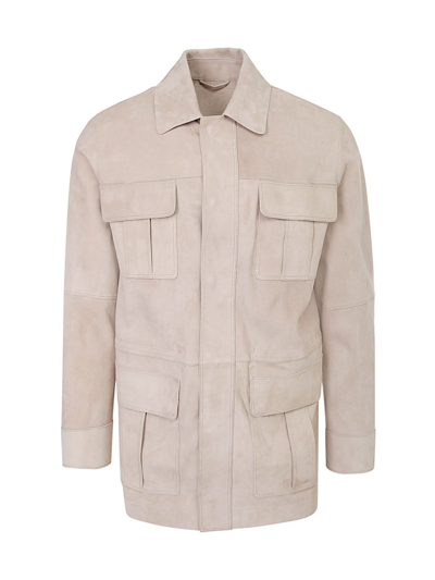 Shop Desa Men's Brown Other Materials Outerwear Jacket