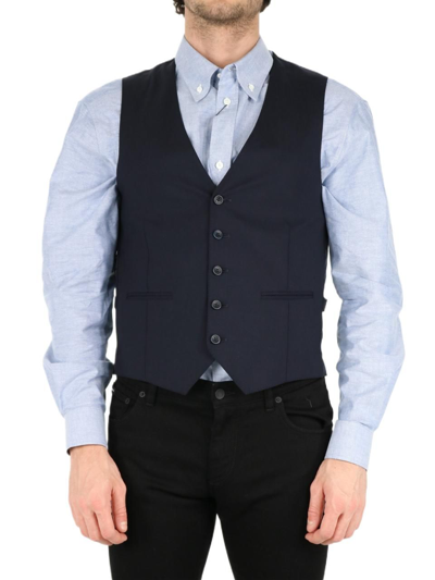 Shop Tonello Men's Blue Other Materials Vest