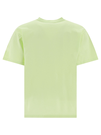 Shop Aries Arise Men's Green Other Materials T-shirt