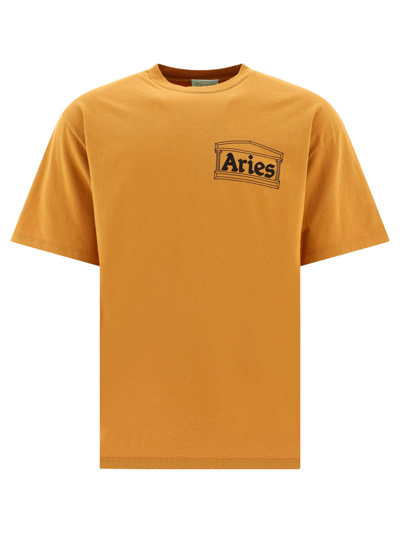Shop Aries Arise Men's Brown Other Materials T-shirt