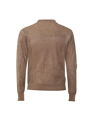 Shop Giorgio Brato Men's Brown Other Materials Outerwear Jacket