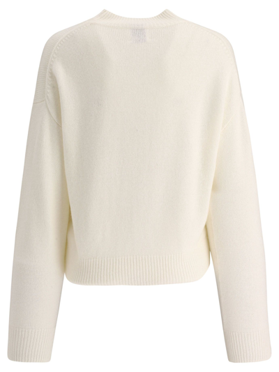 Shop Allude Women's White Other Materials Sweater