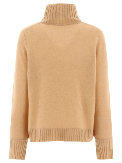 Shop Allude Women's Beige Other Materials Sweater