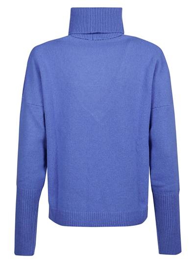 Shop Federica Tosi Women's Blue Other Materials Sweater