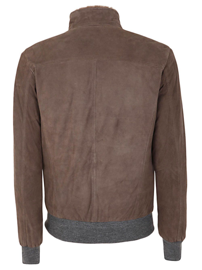 Shop Barba Men's Brown Other Materials Outerwear Jacket
