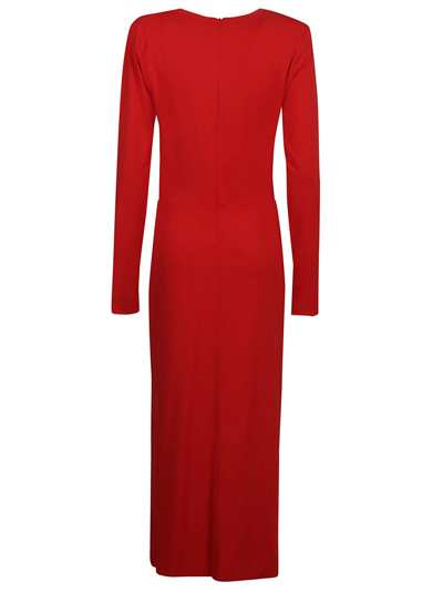 Shop Federica Tosi Women's Red Other Materials Dress