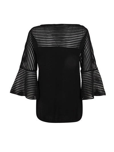 Shop Alberta Ferretti Women's Black Other Materials Top