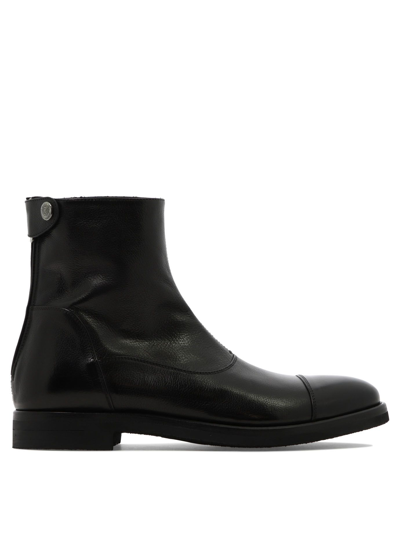 Shop Alberto Fasciani Men's Black Other Materials Ankle Boots