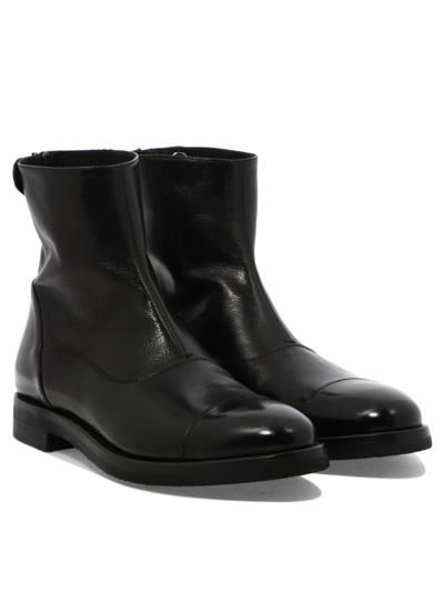 Shop Alberto Fasciani Men's Black Other Materials Ankle Boots