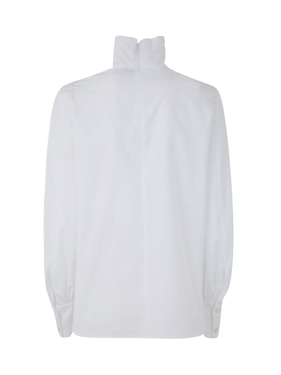 Shop Alberto Biani Women's White Other Materials Shirt