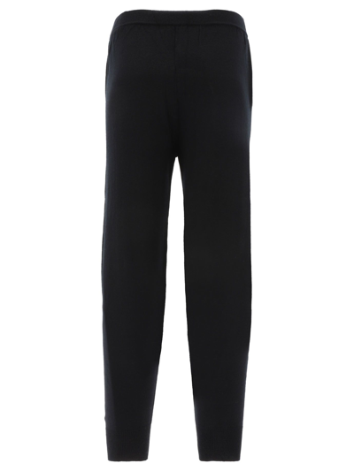 Shop Allude Women's Black Cashmere Pants