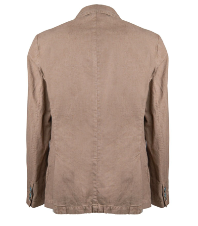 Shop Bob Men's Beige Linen Blazer