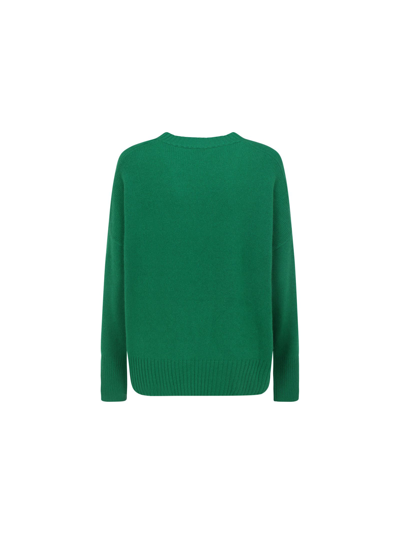 ALLUDE ALLUDE WOMEN'S GREEN OTHER MATERIALS SWEATER 2251115833 M