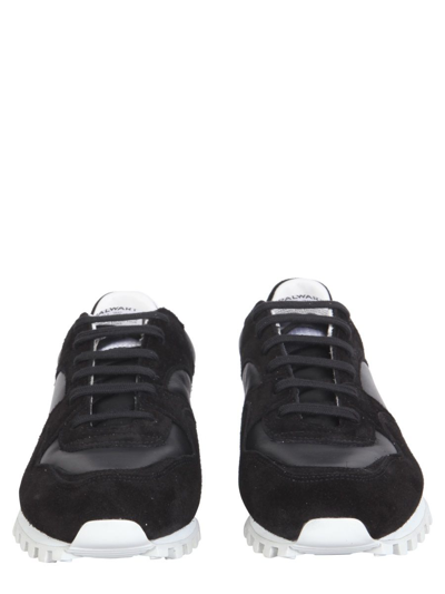 Shop Spalwart Women's Black Leather Sneakers