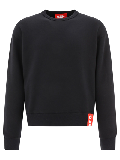 Shop 032c Men's Black Other Materials Sweatshirt
