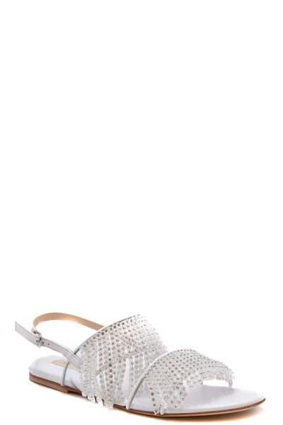 Shop Polly Plume Women's White Other Materials Sandals
