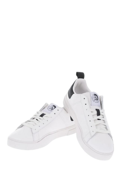 Shop Diesel Men's White Other Materials Sneakers