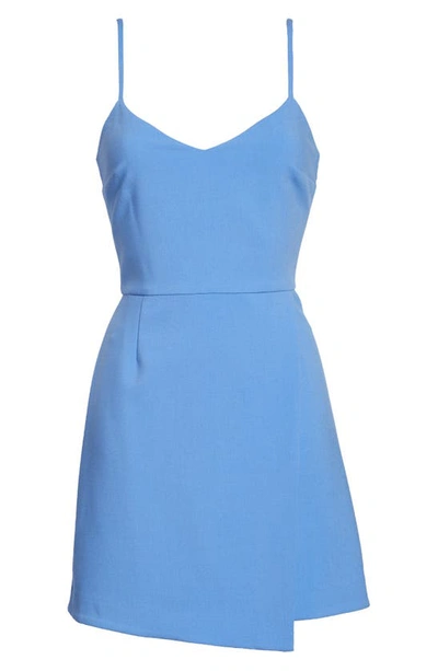 Shop French Connection Whisper Minidress In Chalk Blue