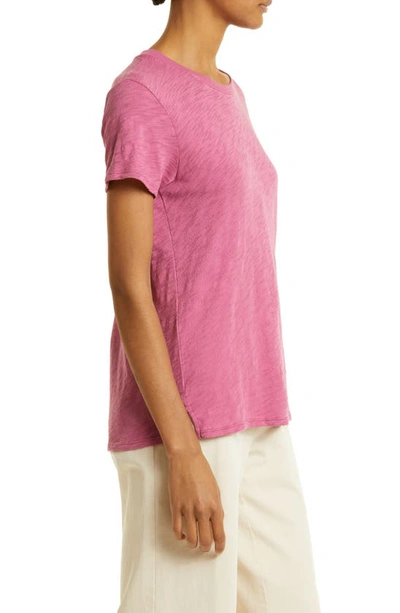 Shop Atm Anthony Thomas Melillo Schoolboy Cotton Crewneck T-shirt In Pink Gardenia