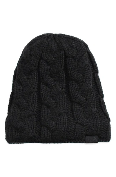 Shop The North Face Minna Cable Knit Beanie In Tnf Black
