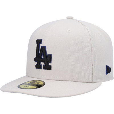 New Era Khaki Los Angeles Dodgers Stone Dim Undervisor 59fifty Fitted ...
